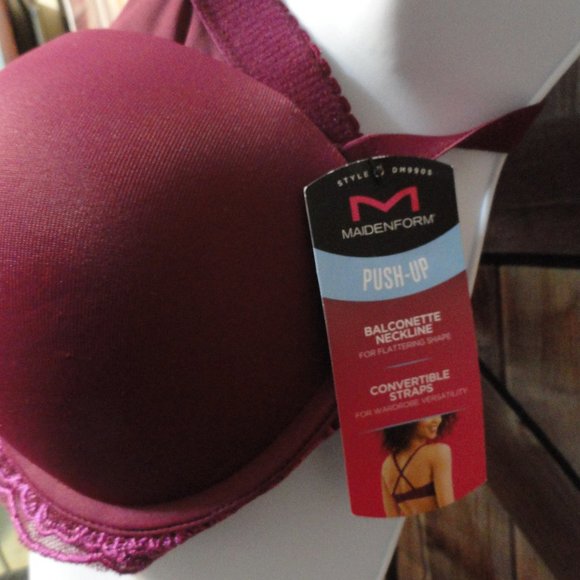 Madenform Extreme Lift Maximize your curves, NWT 36D bra~Purple - Picture 3 of 7